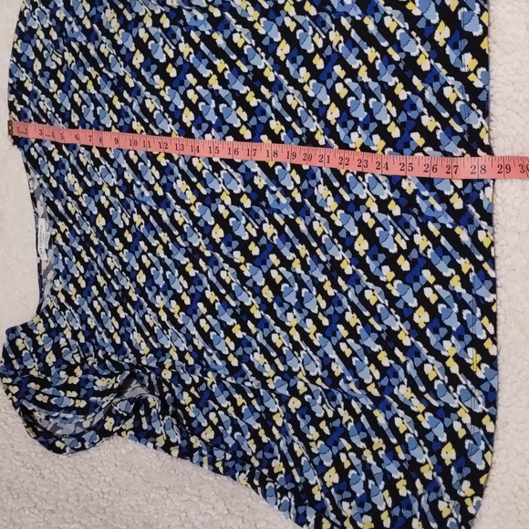 Liz Claiborne Woman Print Tops Plus Size 2X Multicolor - Picture 7 of 11